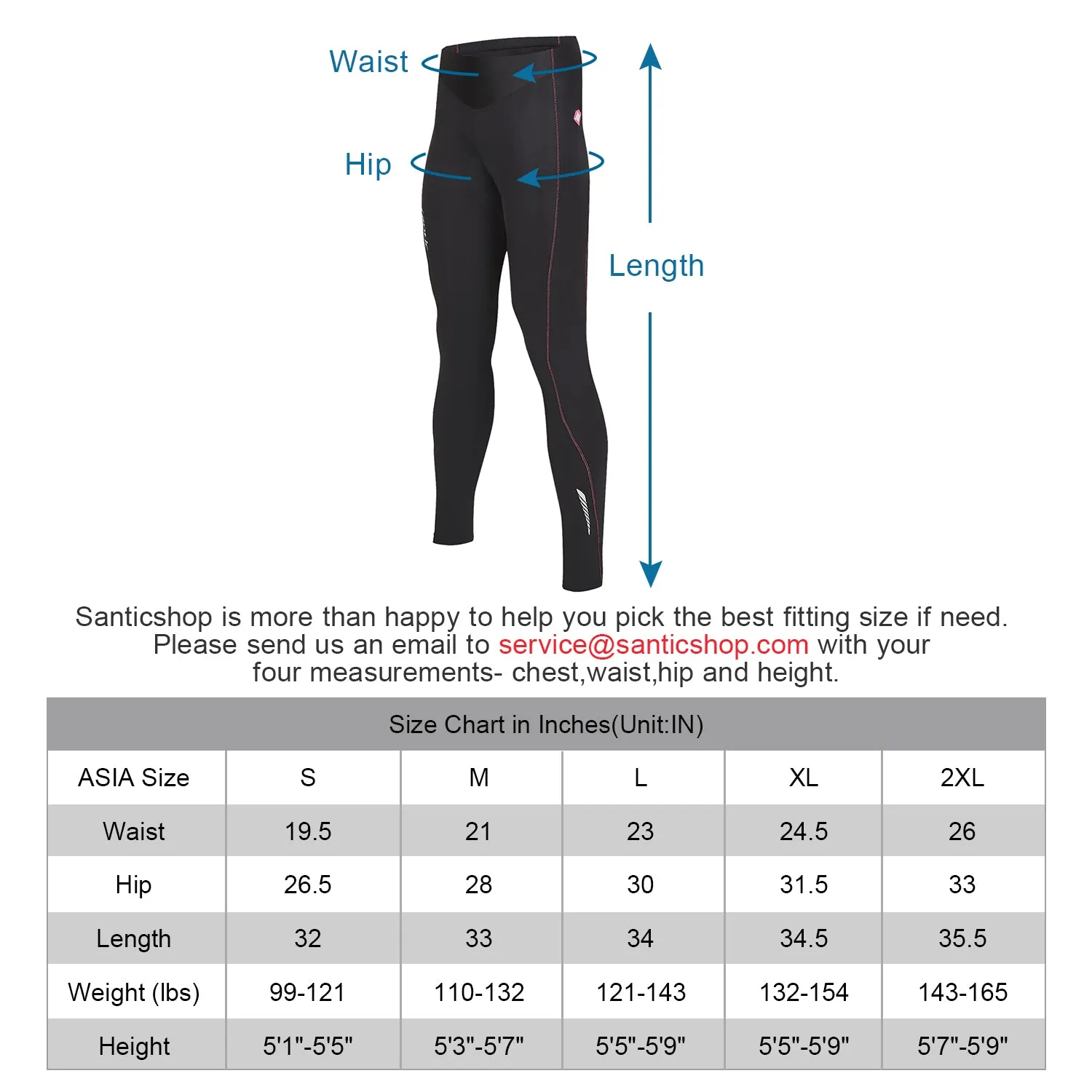 Santic Hutton Women Padded Cycling Pants