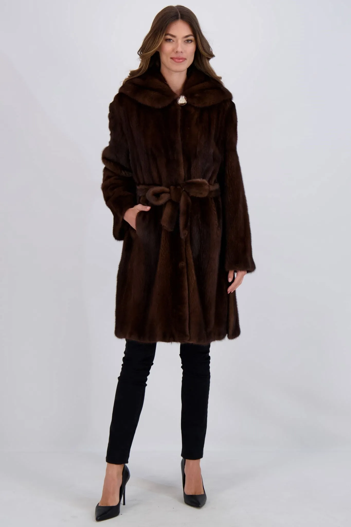 SHEARED MINK PARKA