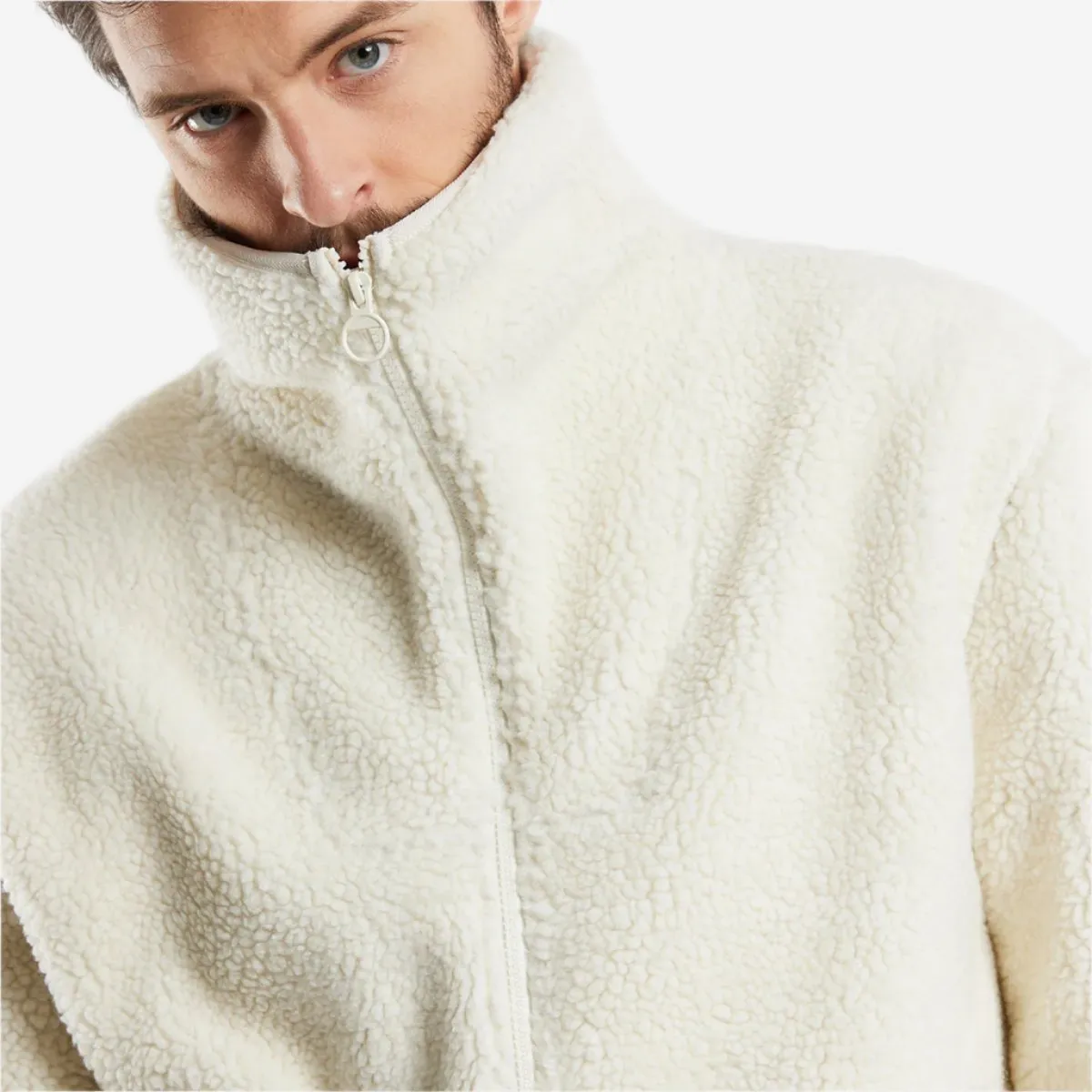 Sherpa Fleece Jacket - Natural