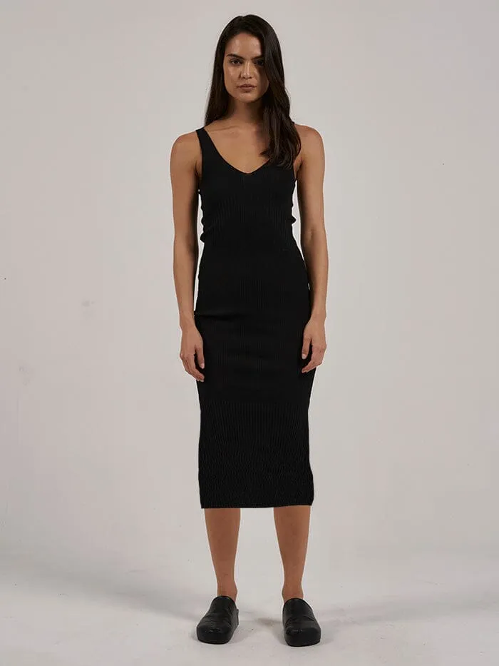 Silvia Knit Dress - Black