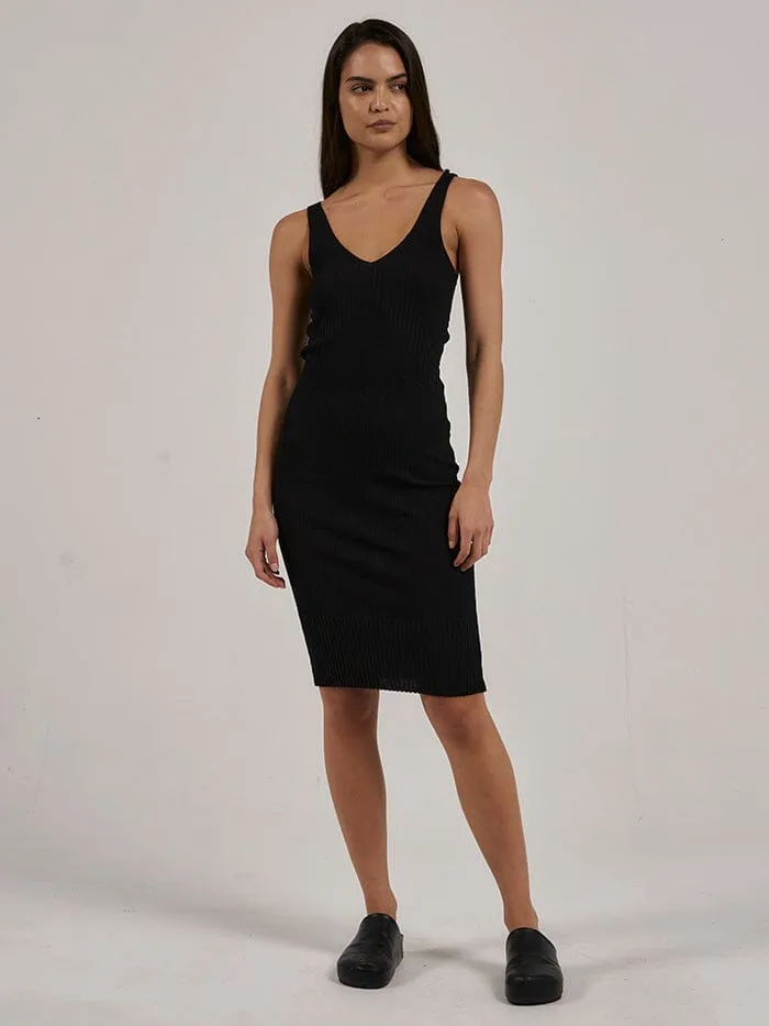 Silvia Knit Dress - Black