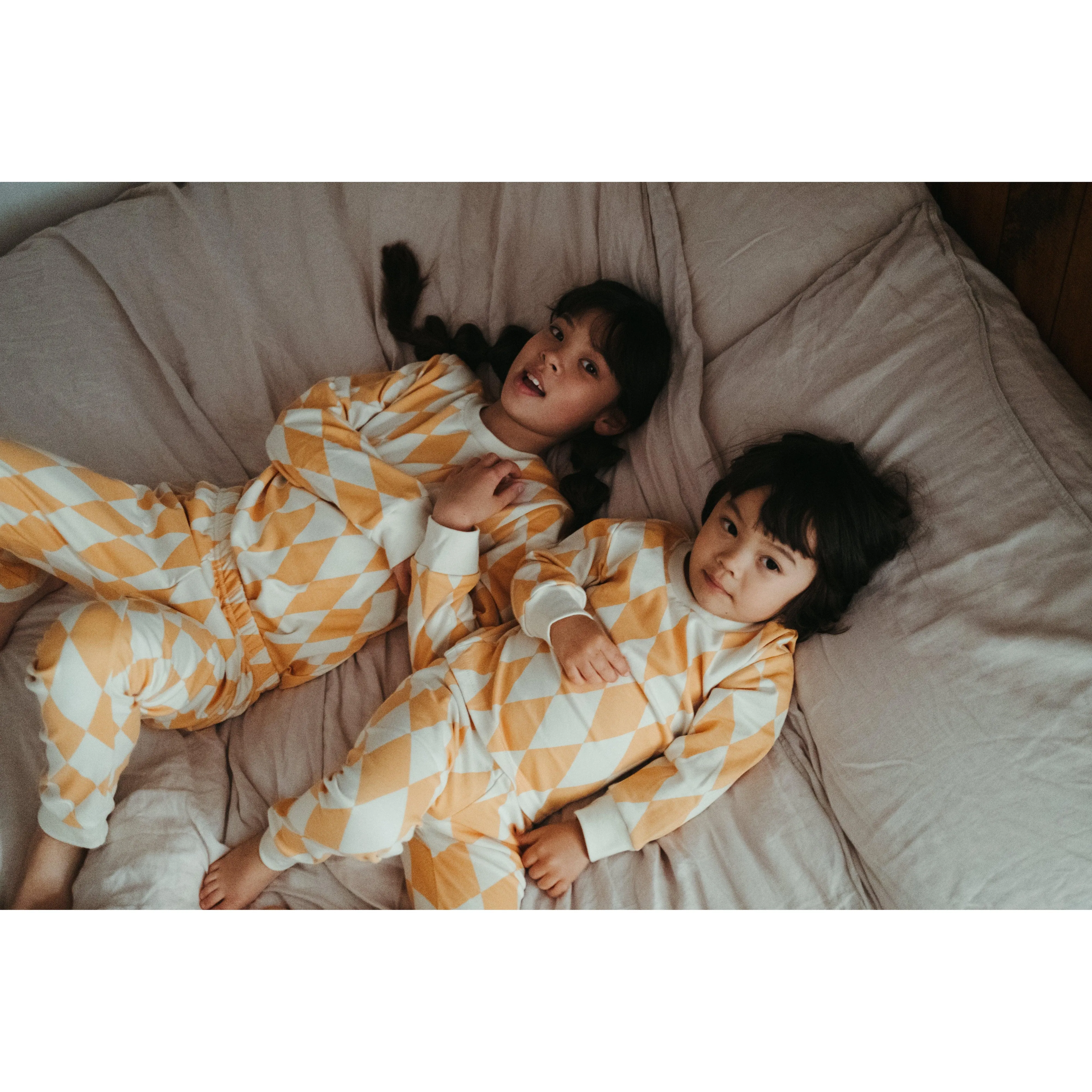 Sleepy Doe x Scout & Co exclusive - Harlequin Marigold kids classic pyjamas