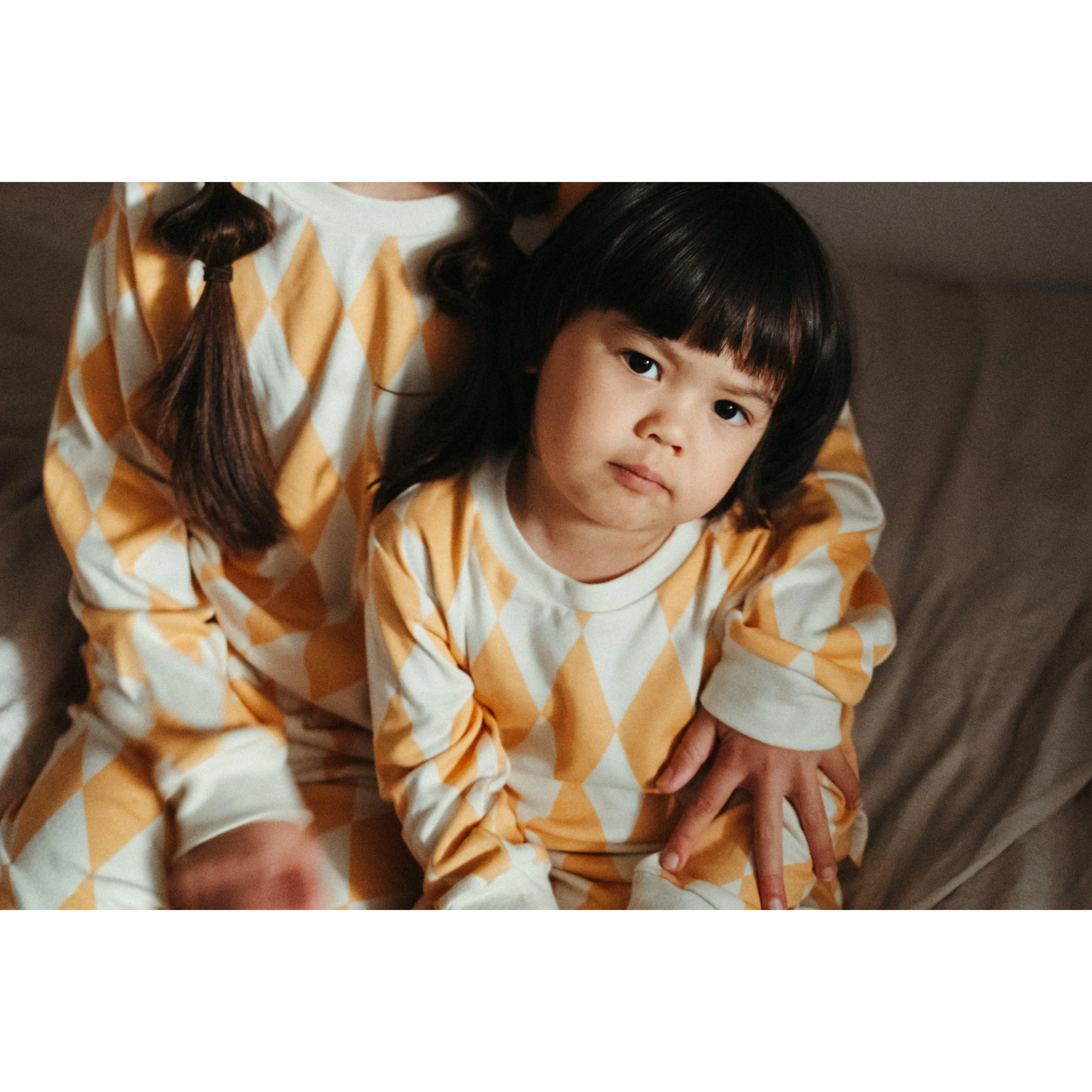 Sleepy Doe x Scout & Co exclusive - Harlequin Marigold kids classic pyjamas