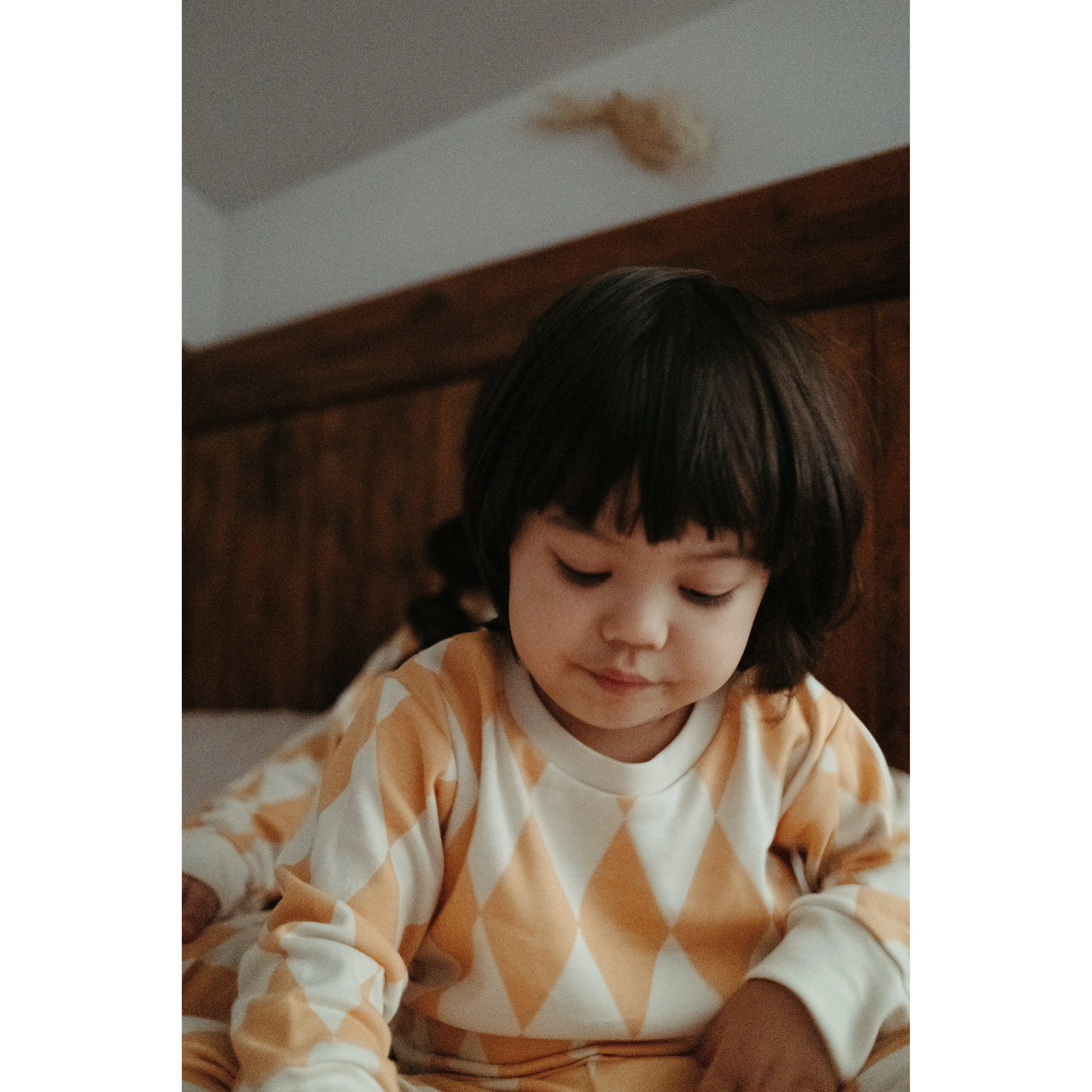 Sleepy Doe x Scout & Co exclusive - Harlequin Marigold kids classic pyjamas