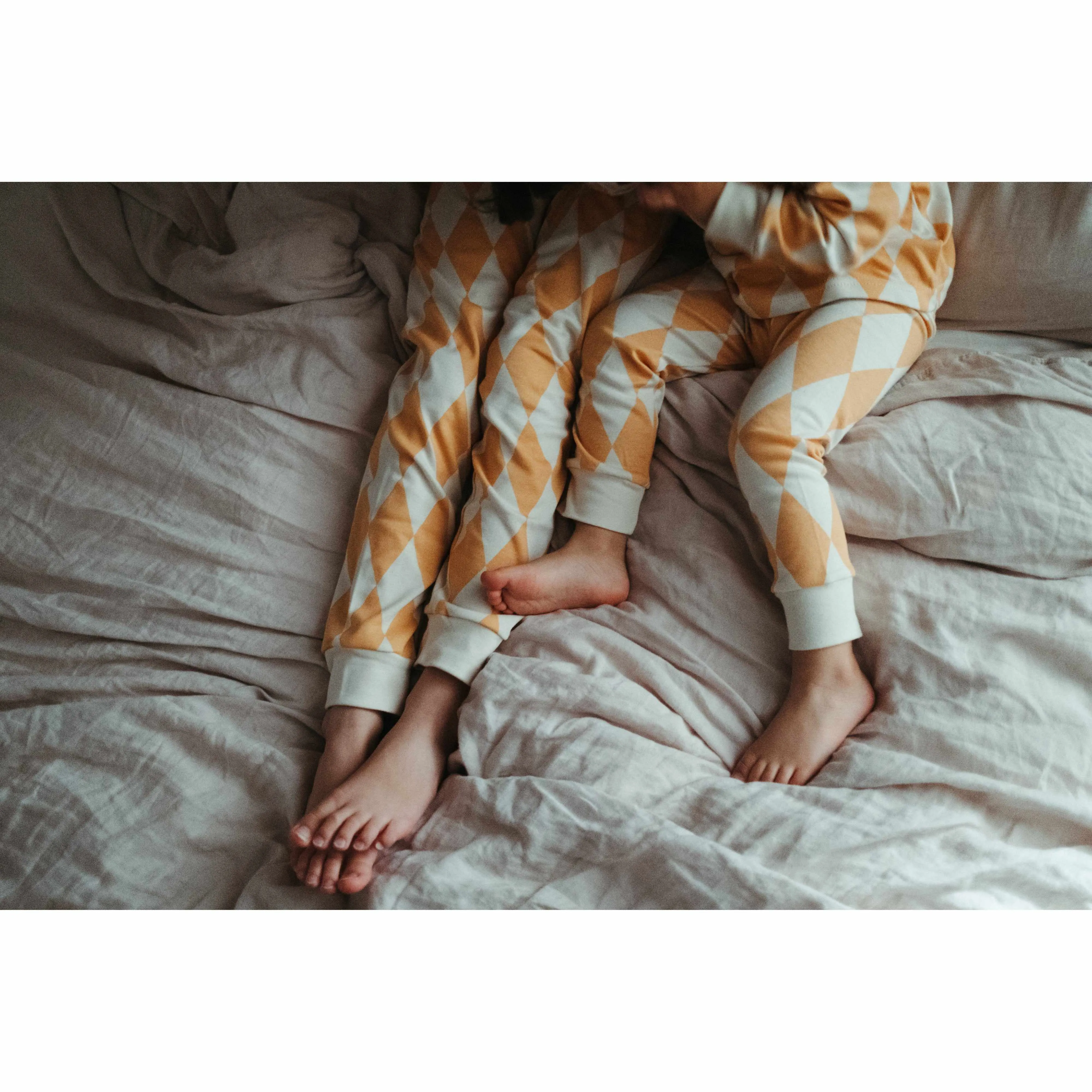 Sleepy Doe x Scout & Co exclusive - Harlequin Marigold kids classic pyjamas