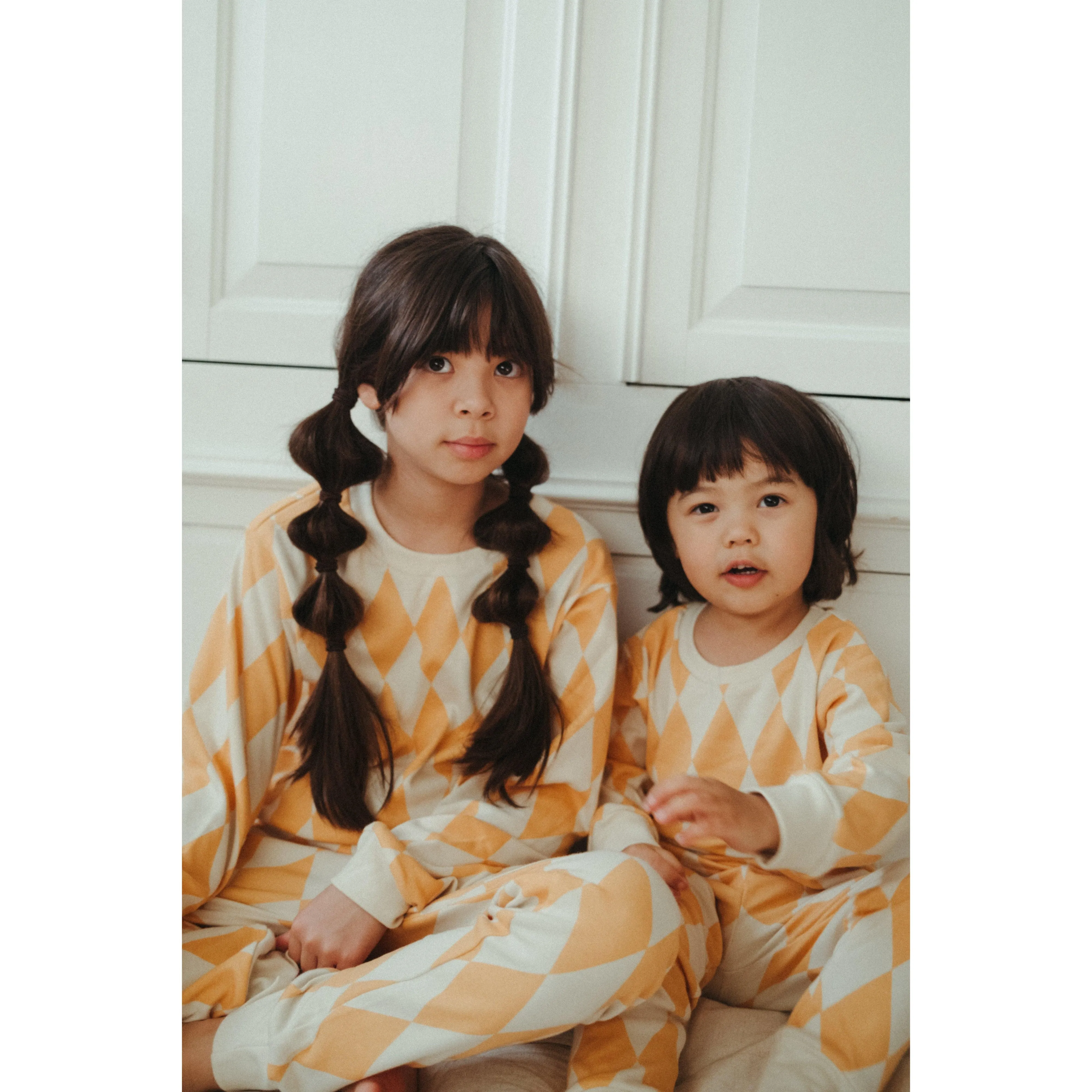 Sleepy Doe x Scout & Co exclusive - Harlequin Marigold kids classic pyjamas