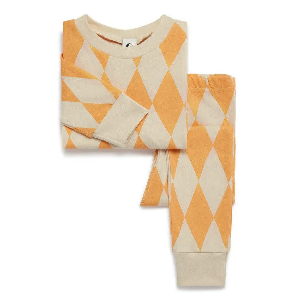 Sleepy Doe x Scout & Co exclusive - Harlequin Marigold kids classic pyjamas