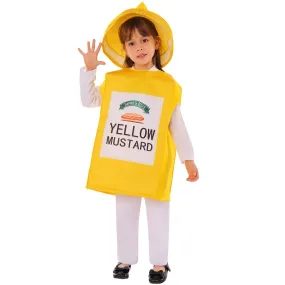 Smock Mustard Bottle Kids Funny Stage Cosplay Costumes Halloween