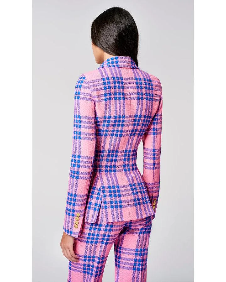 Smythe Hutton Carnation Plaid Blazer