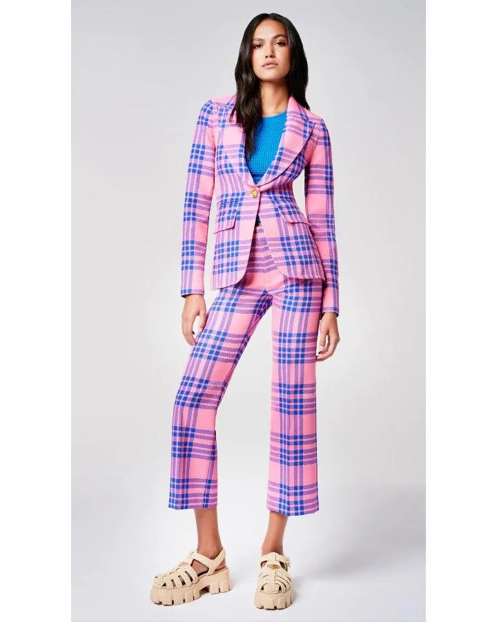 Smythe Hutton Carnation Plaid Blazer