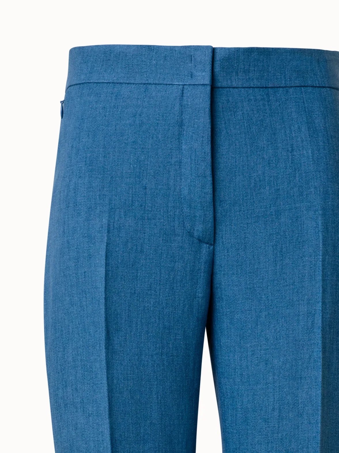 Straight Linen Pants