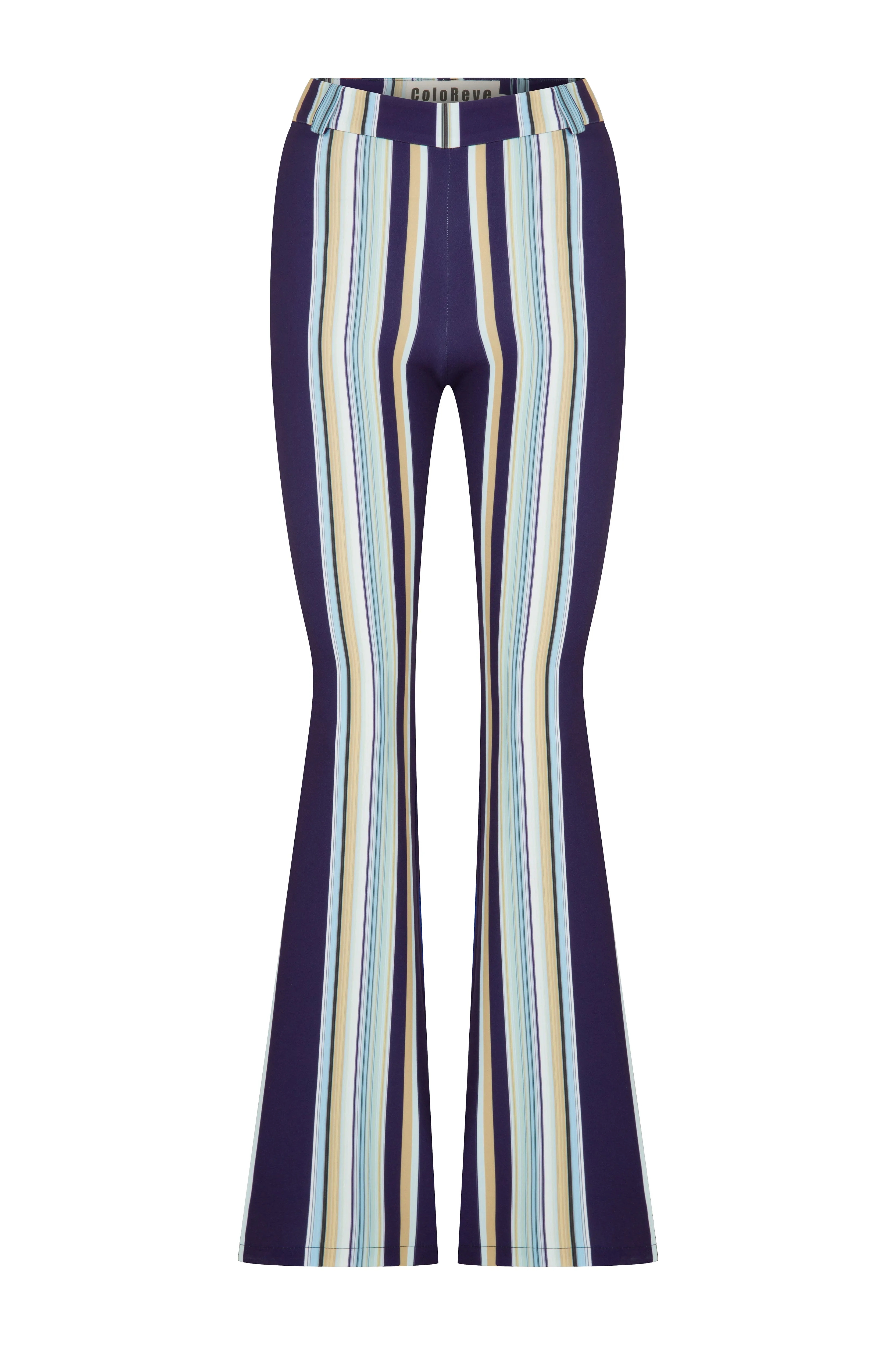 Striped Flared Pants