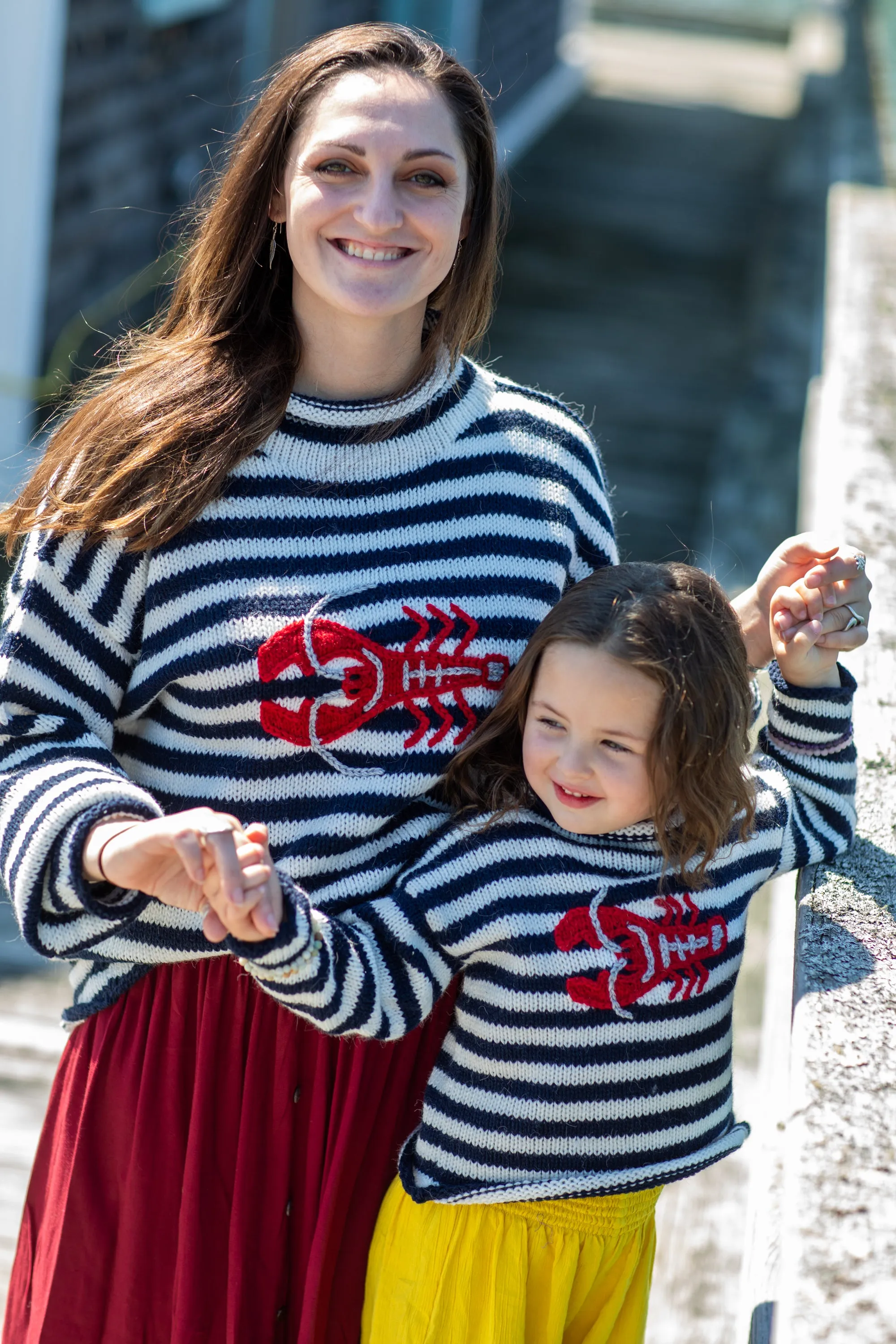 Striped Kids' Lobster Sweater