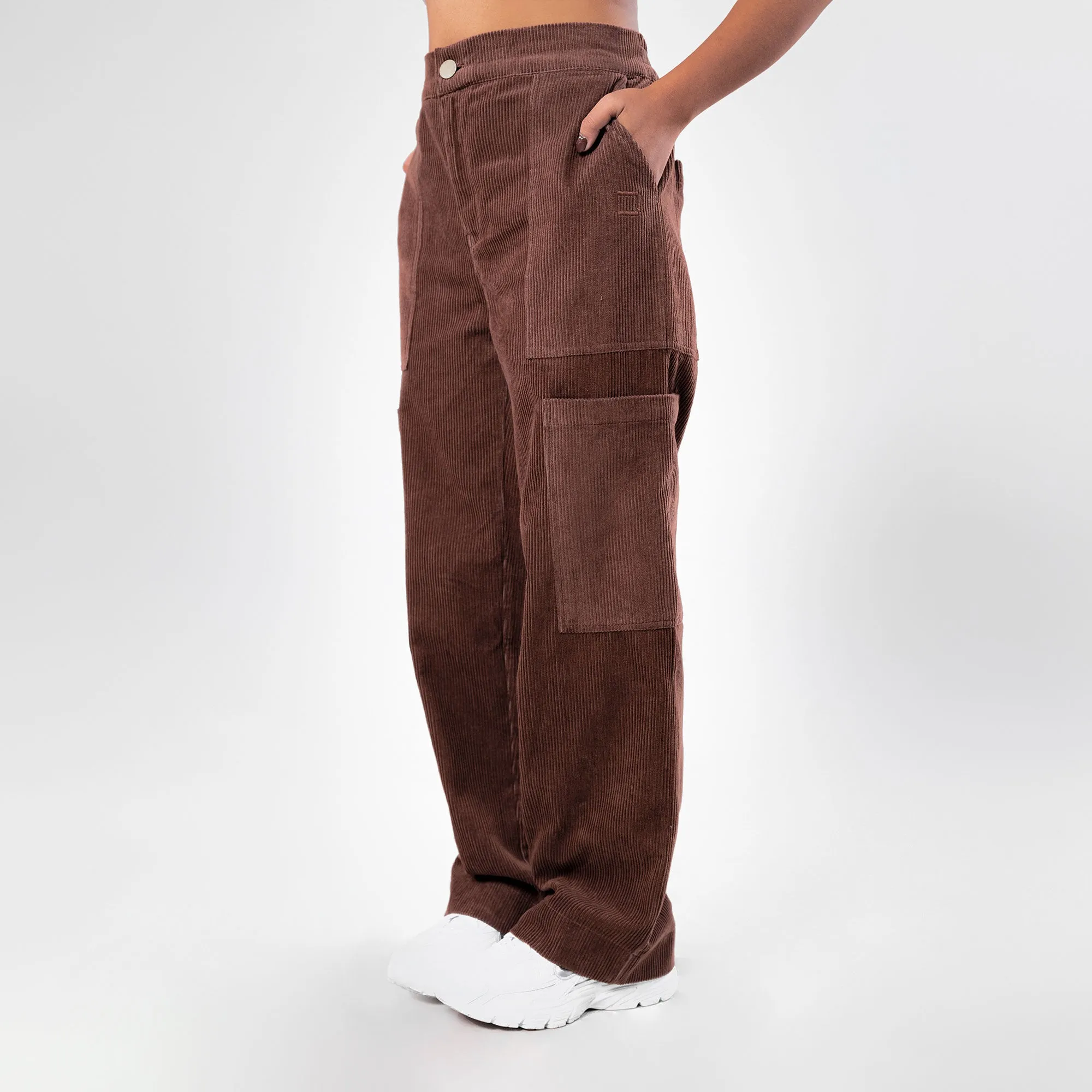 SUPERKICKS | CORDUROY PANT { MUD BROWN