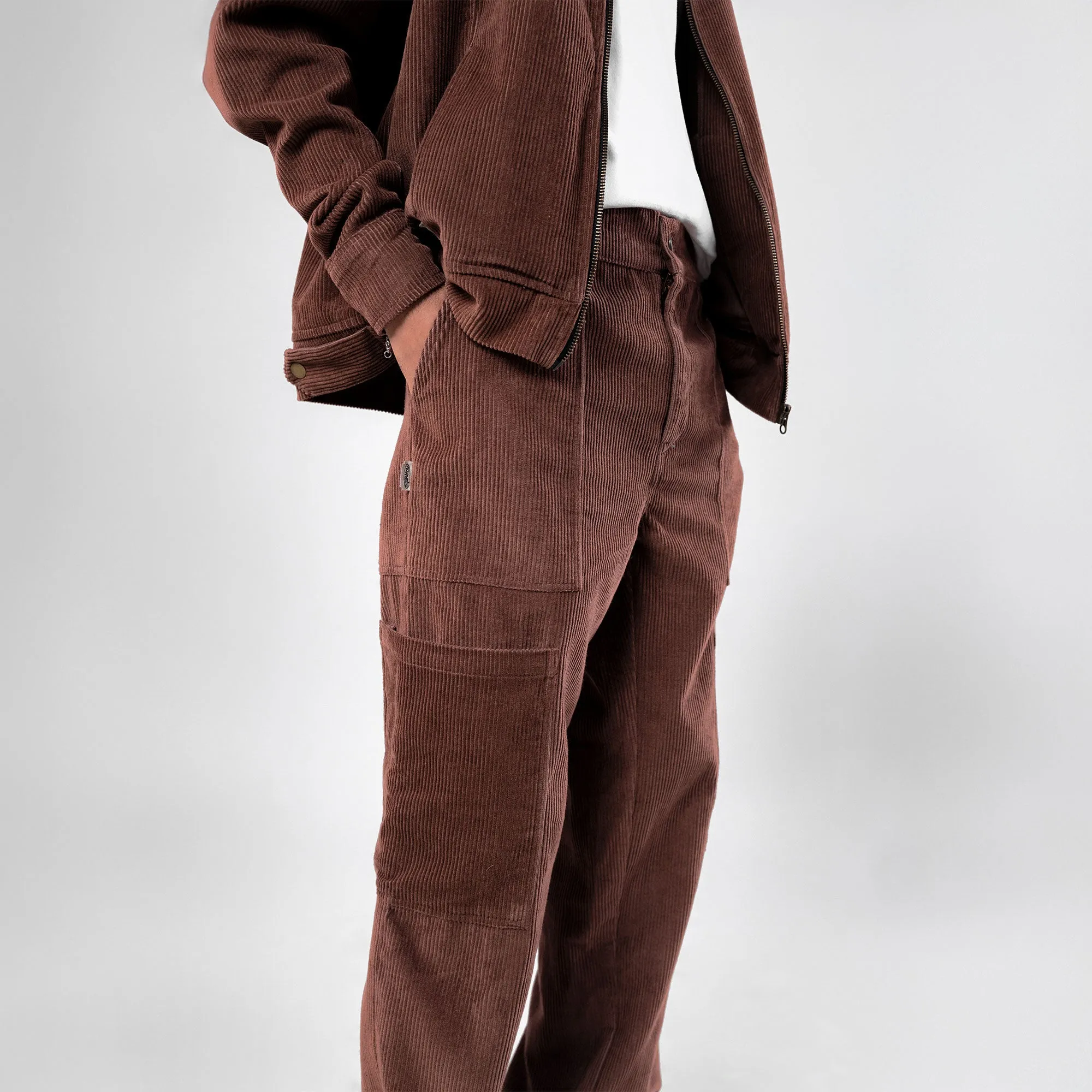 SUPERKICKS | CORDUROY PANT { MUD BROWN