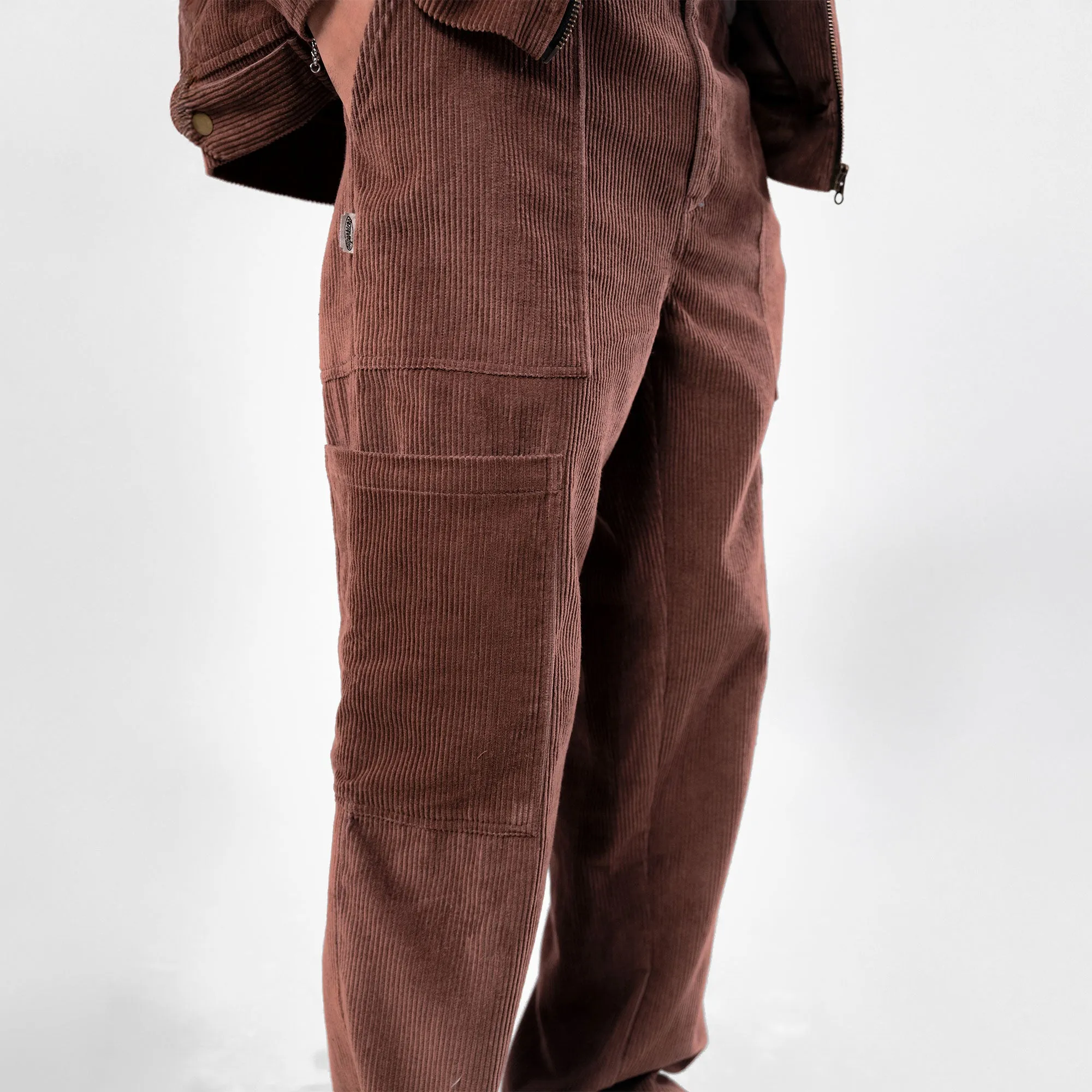 SUPERKICKS | CORDUROY PANT { MUD BROWN