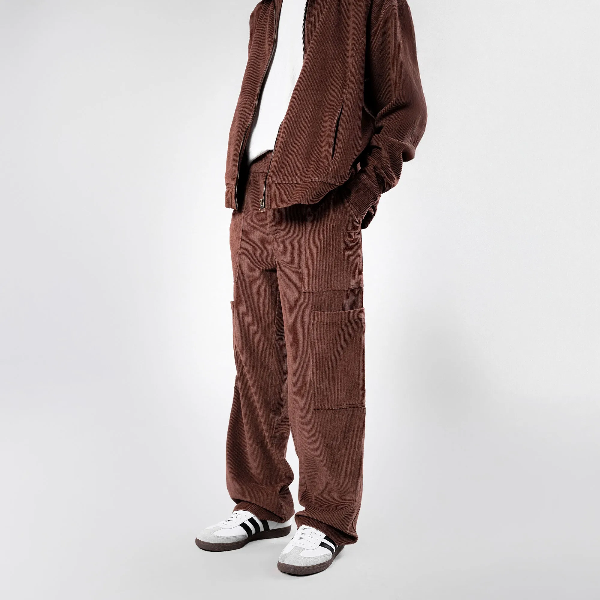 SUPERKICKS | CORDUROY PANT { MUD BROWN