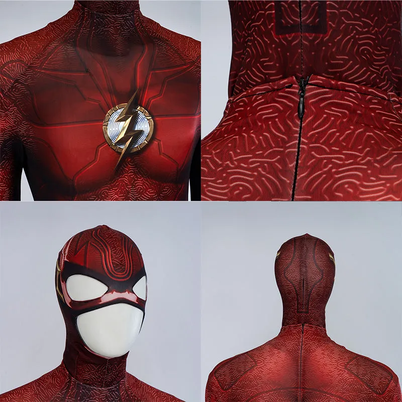 The Flash 2023 Movie The Flash Barry Allen Zentai Suit Cosplay Costume