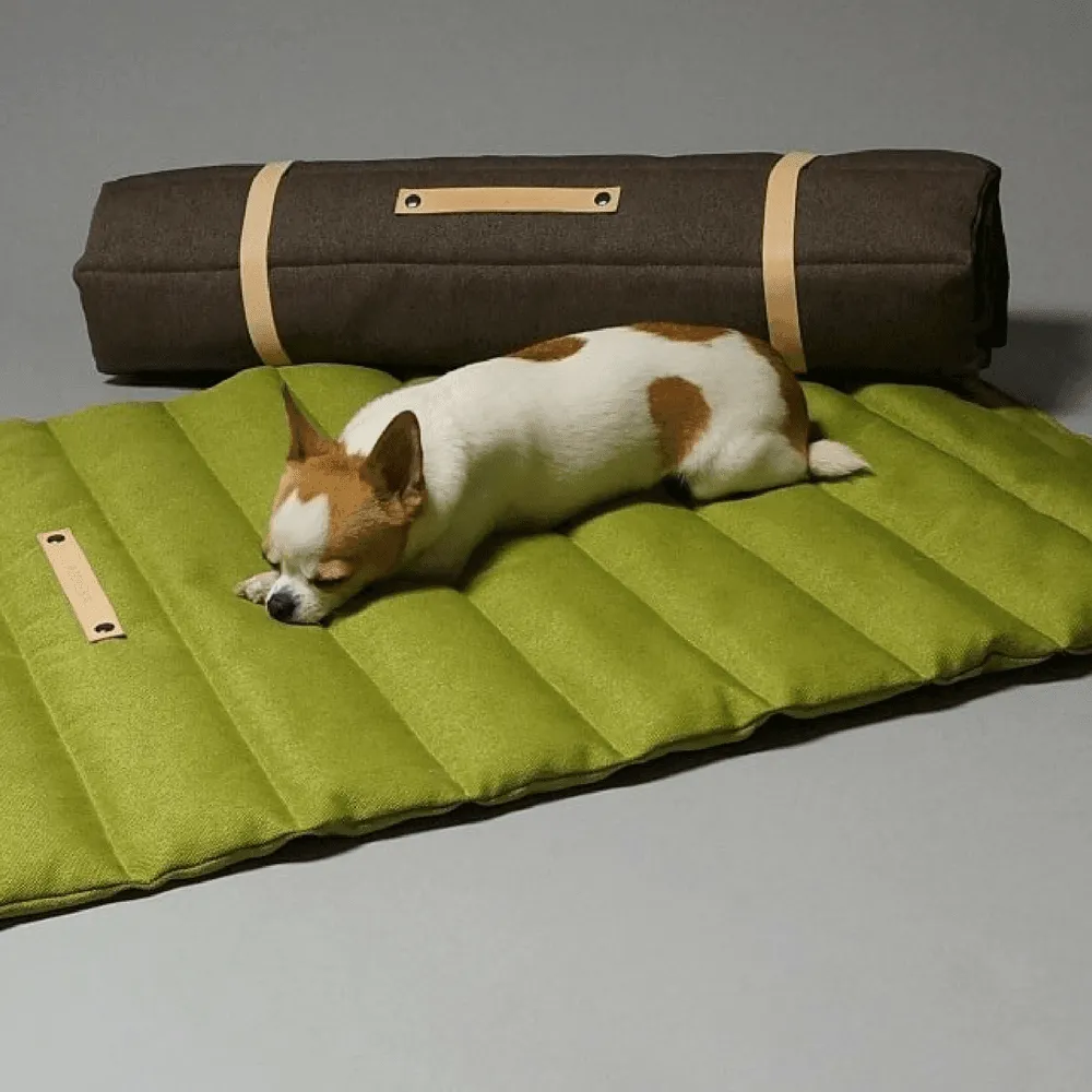 The FOSSER Dog Travel Bed by Labbvenn in Green