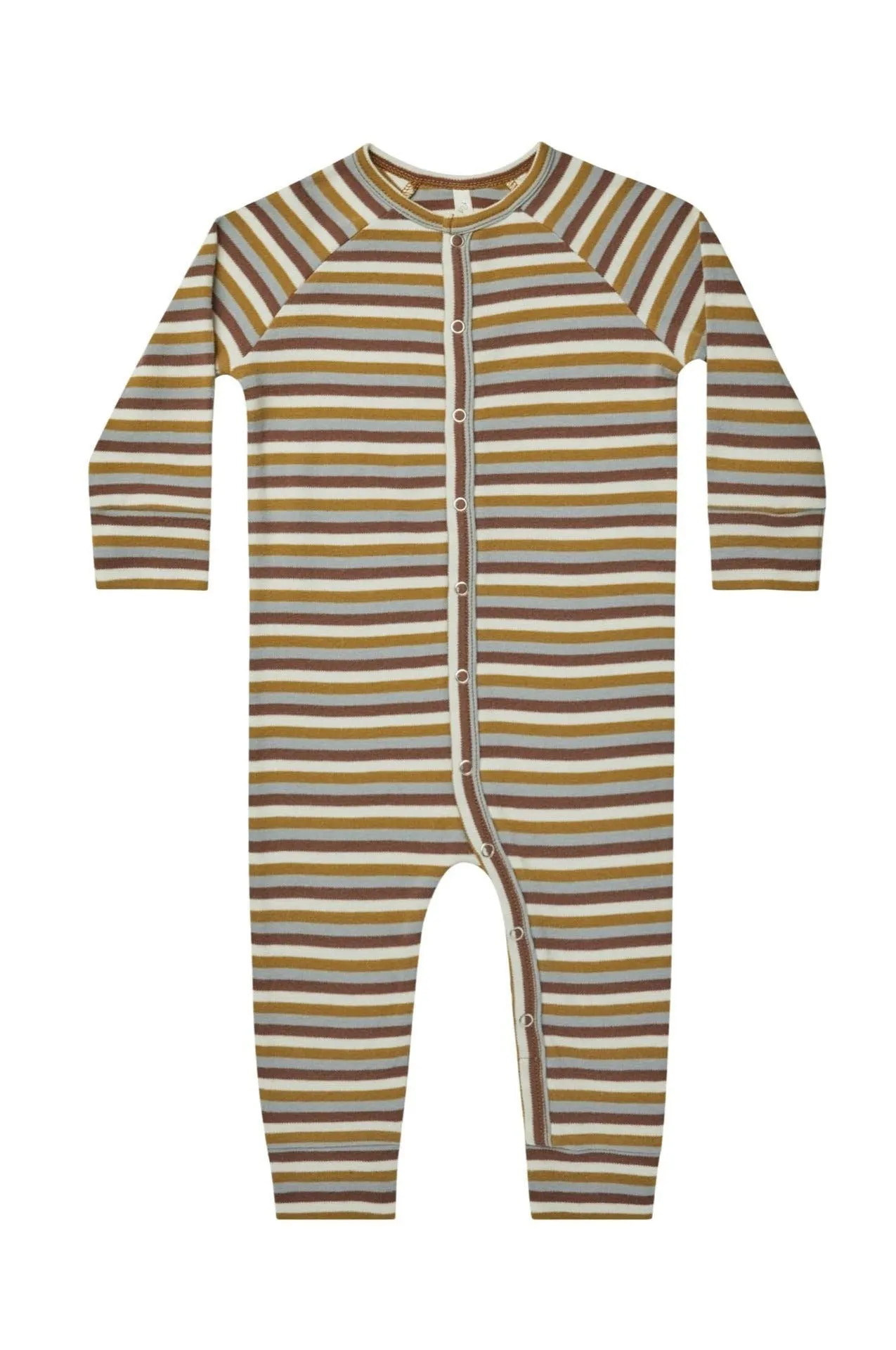 The Pajama Long John by Rylee & Cru - Multi Stripe - BABY