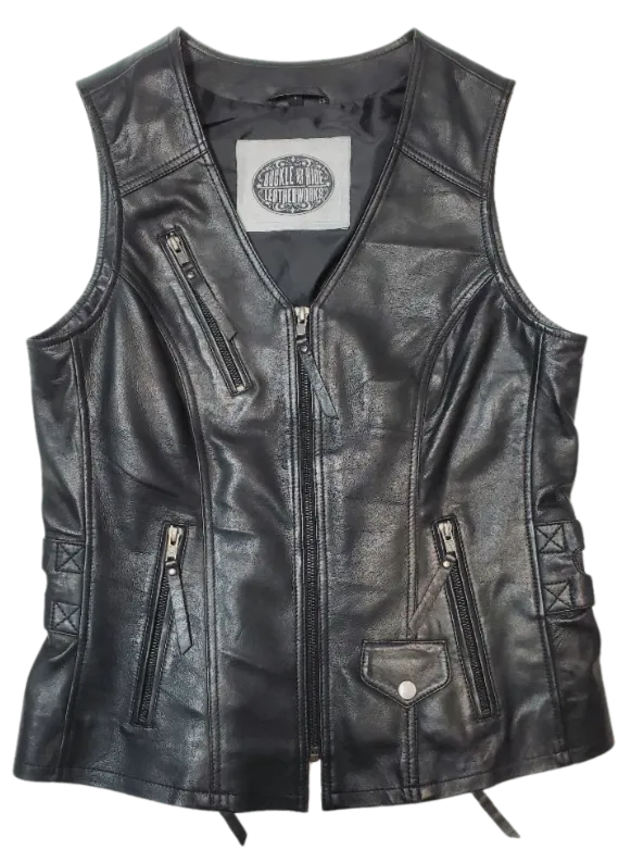 The "Lita" Leather Vest