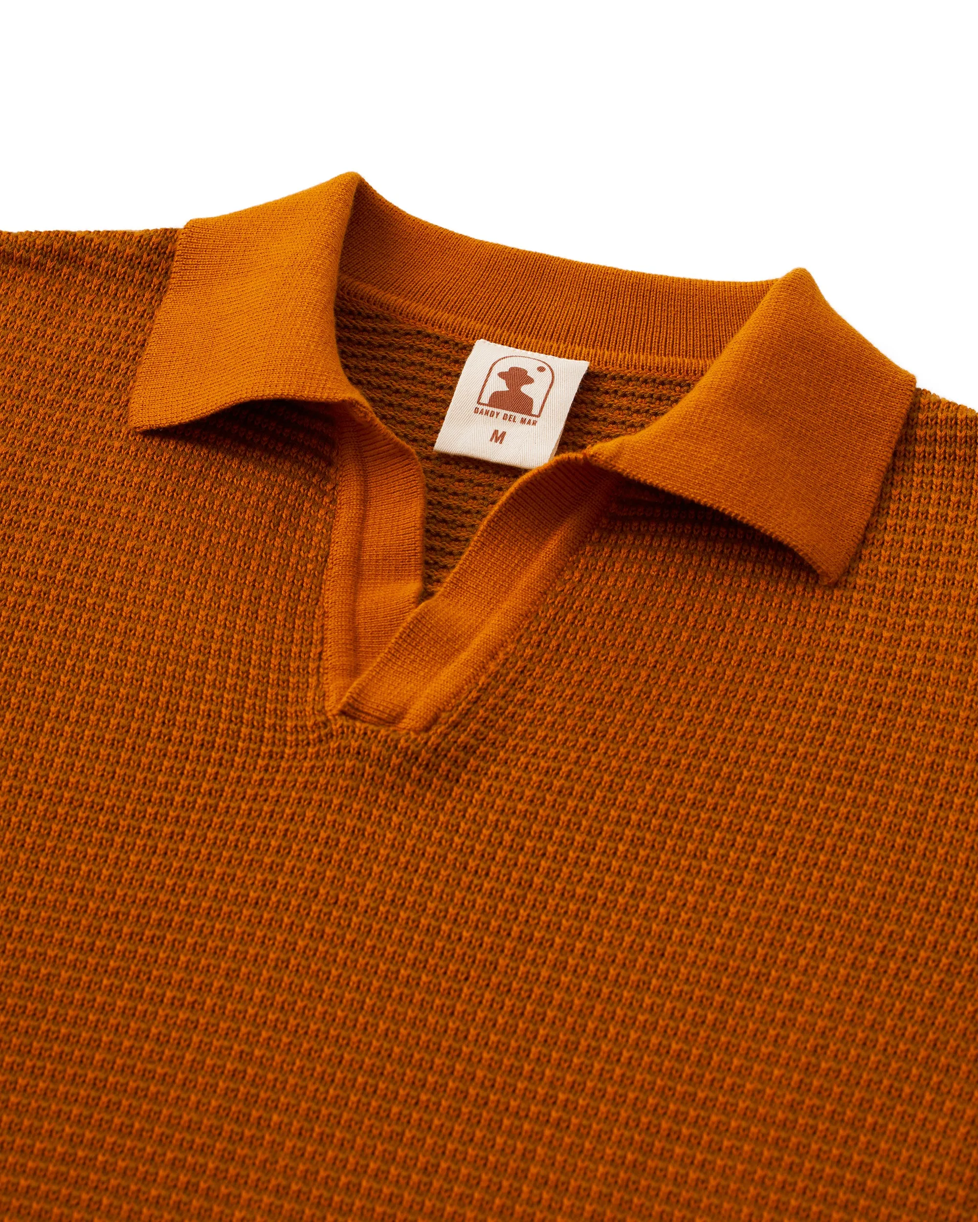 The Sebastian Long Sleeve Shirt - Burnt Sienna