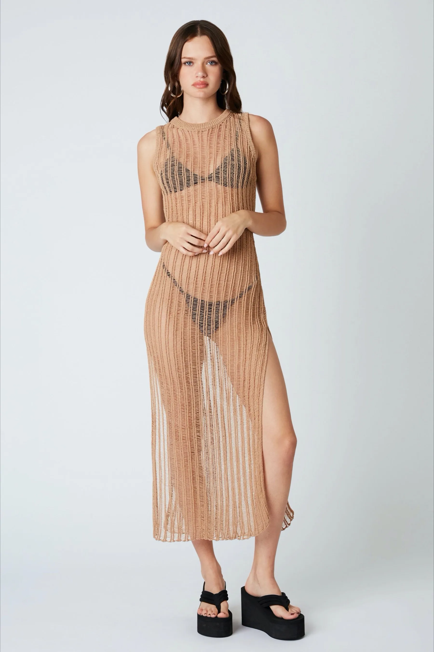 Toast Crochet Maxi Dress