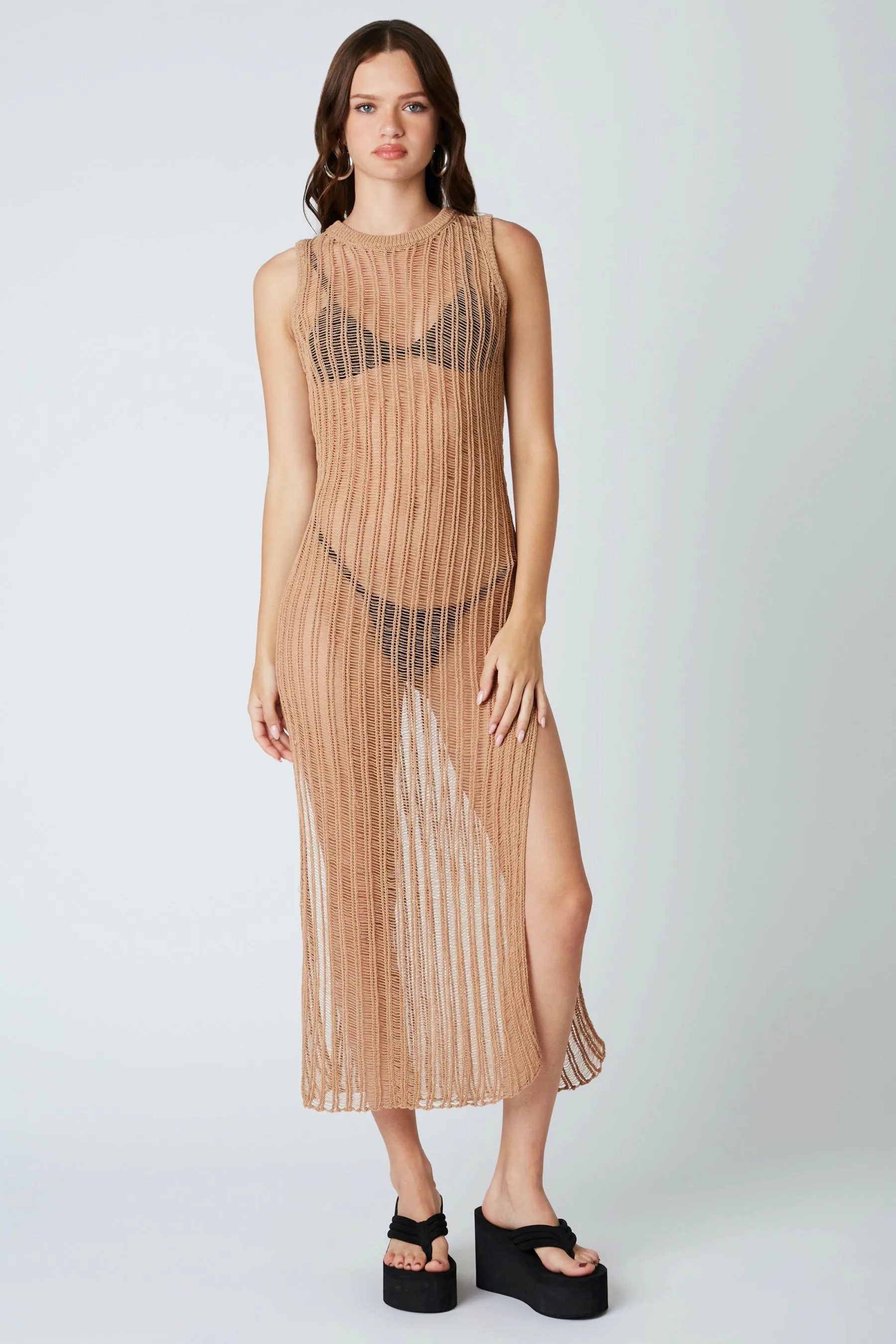 Toast Crochet Maxi Dress