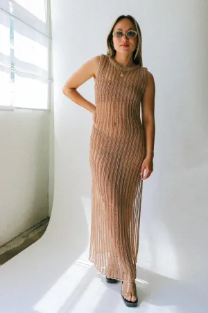 Toast Crochet Maxi Dress