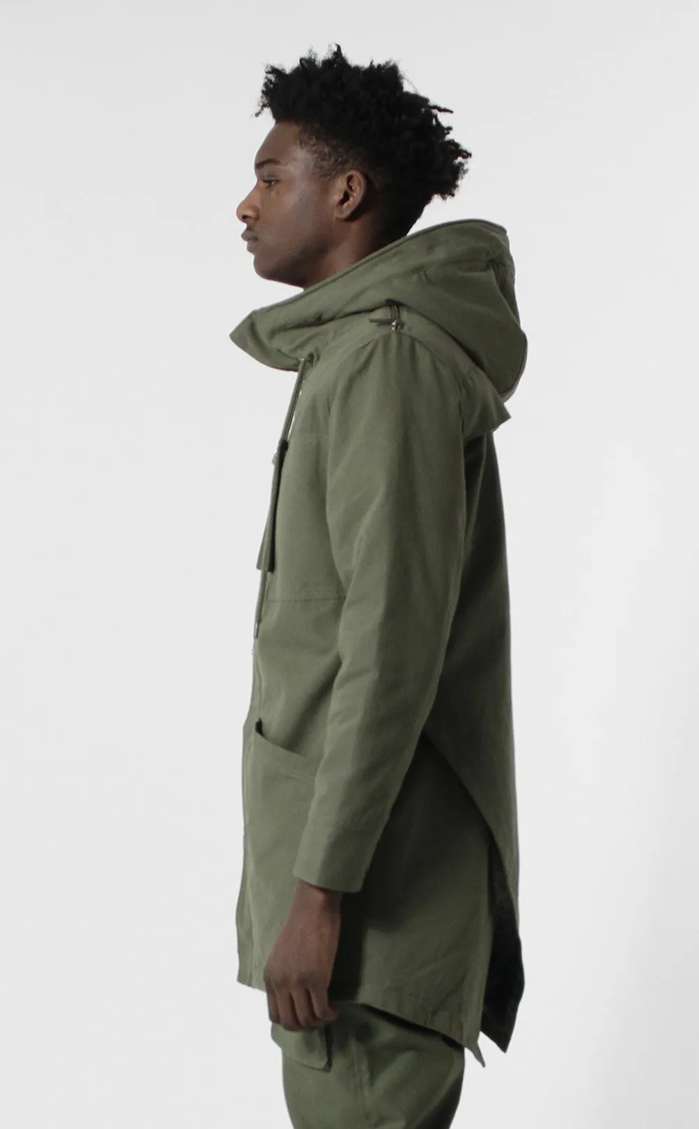 Unknown Petrichor Olive Parka Jacket