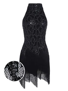 [US Warehouse] Black 1920s Sequined Glitter Dress