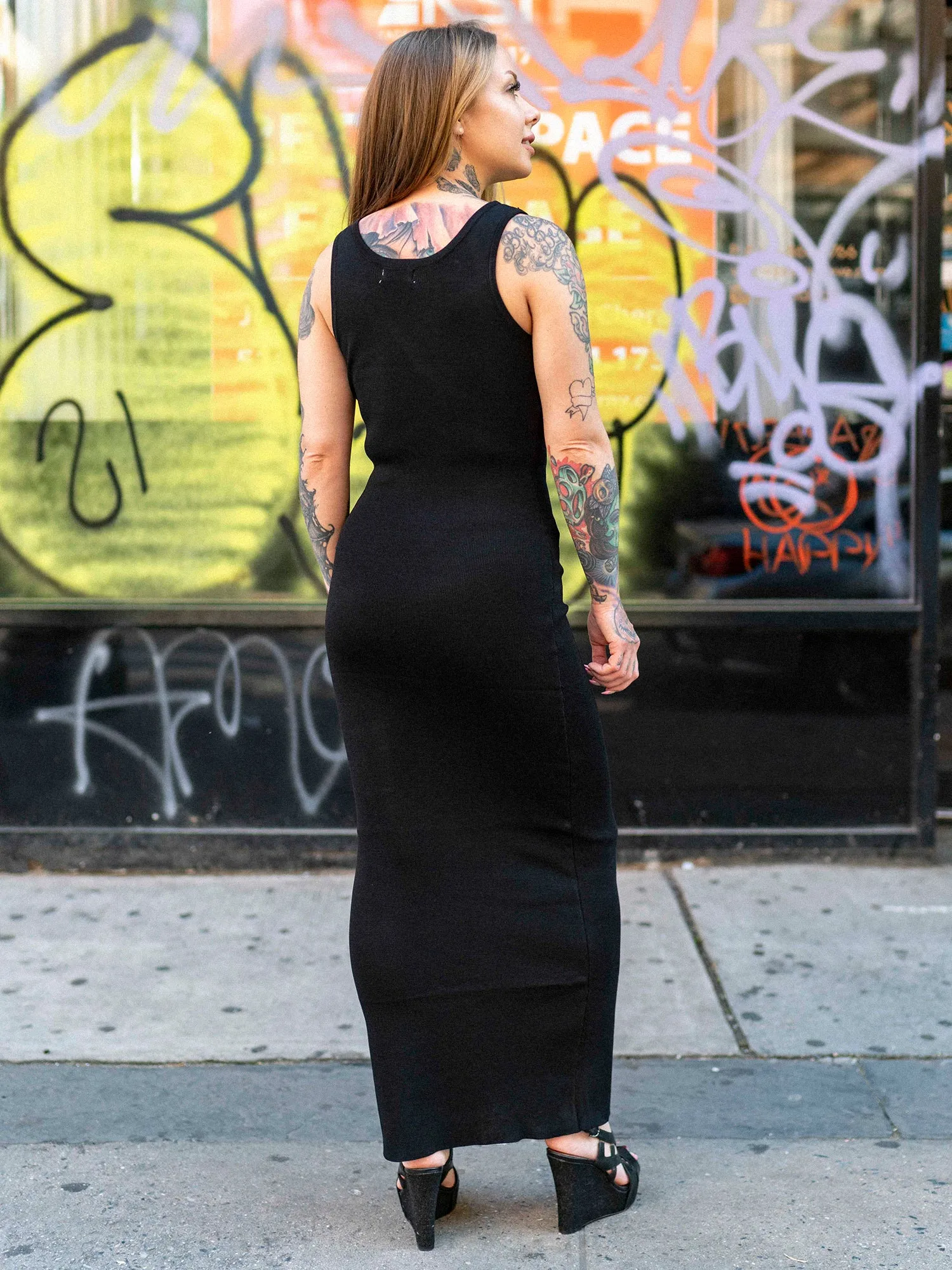 Venus Black Maxi Dress