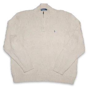 Vintage Polo Ralph Lauren Q-Zip Sweater XLarge