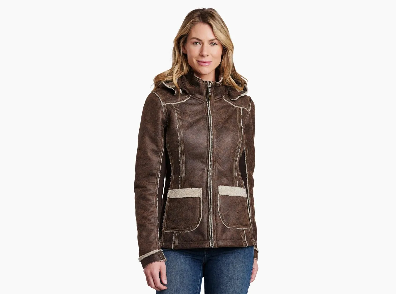 W DANI SHERPA JACKET