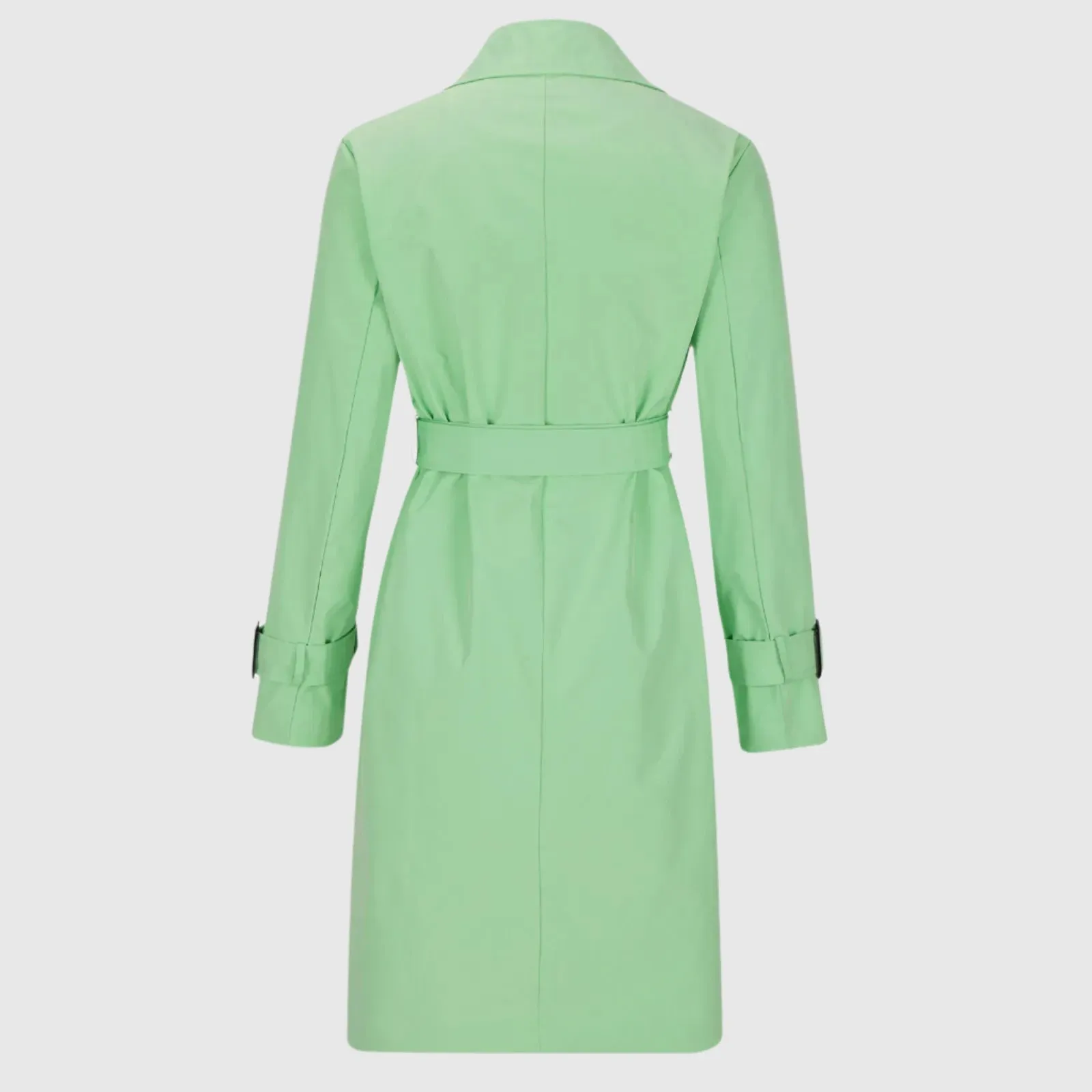 Women's Casual Double Breasted Trench Coat